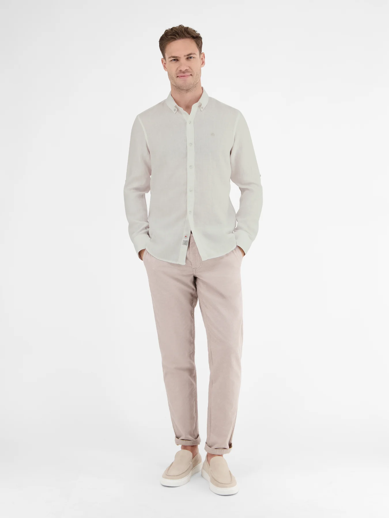 Lerros Linenmix Shirt - White