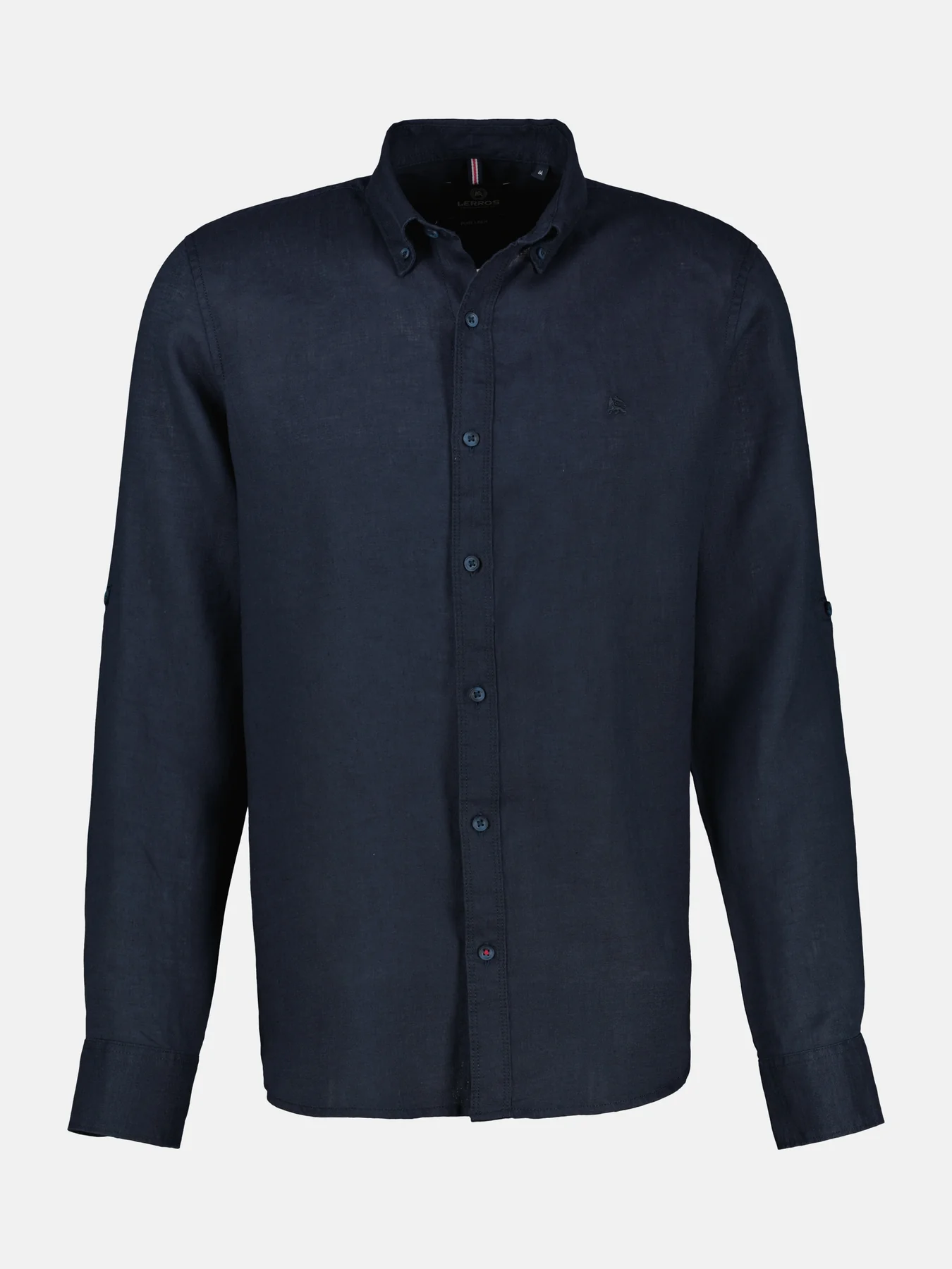 Lerros Leinenmix Hemd - Classic Navy