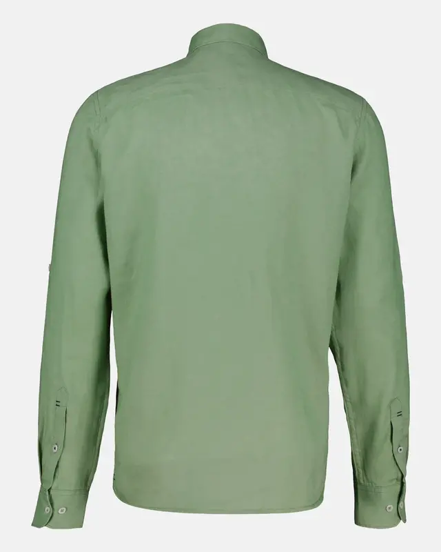 Lerros Linnenmix Overhemd - Sage Green