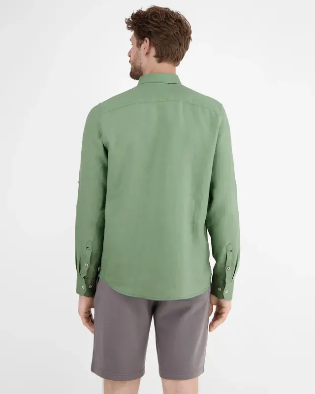 Lerros Leinenmix Hemd - Sage Green