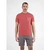 T-Shirt with Chestpocket - Earth Red