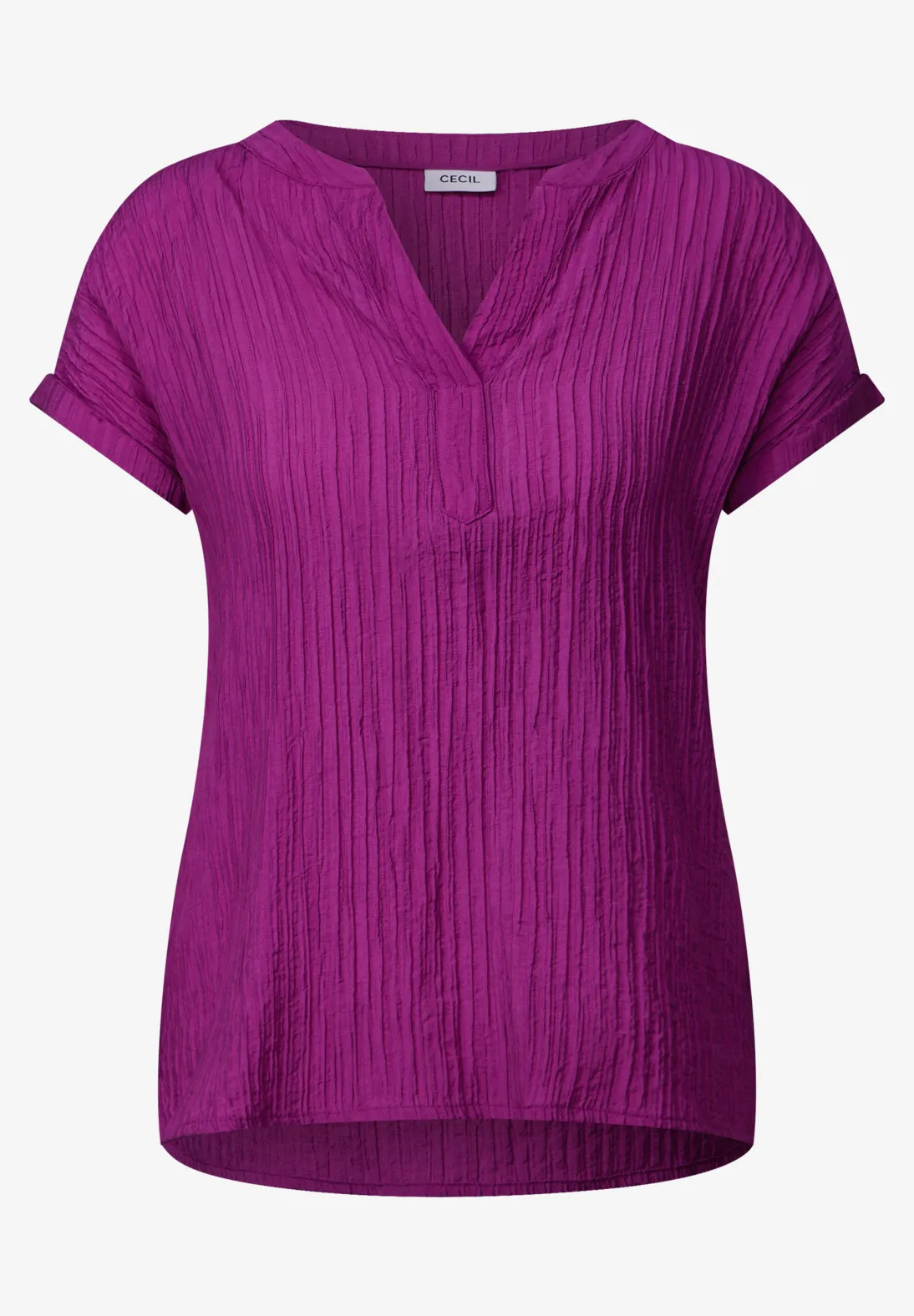 Cecil Strukturbluse - Anemone Pink