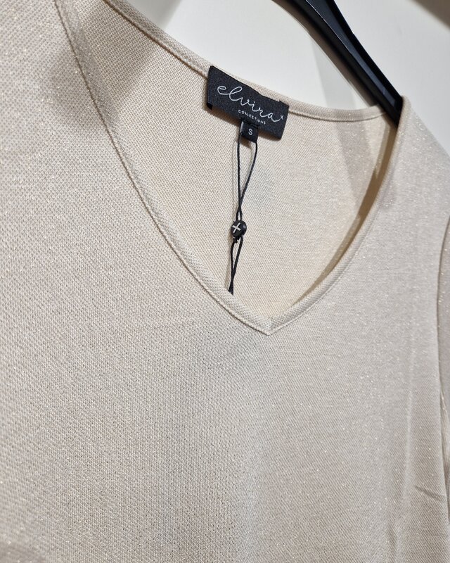 Elvira Collections Glitzer T-Shirt Sofie - Gold