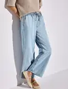 Street One Wide Leg Pants - Light Blue Clean