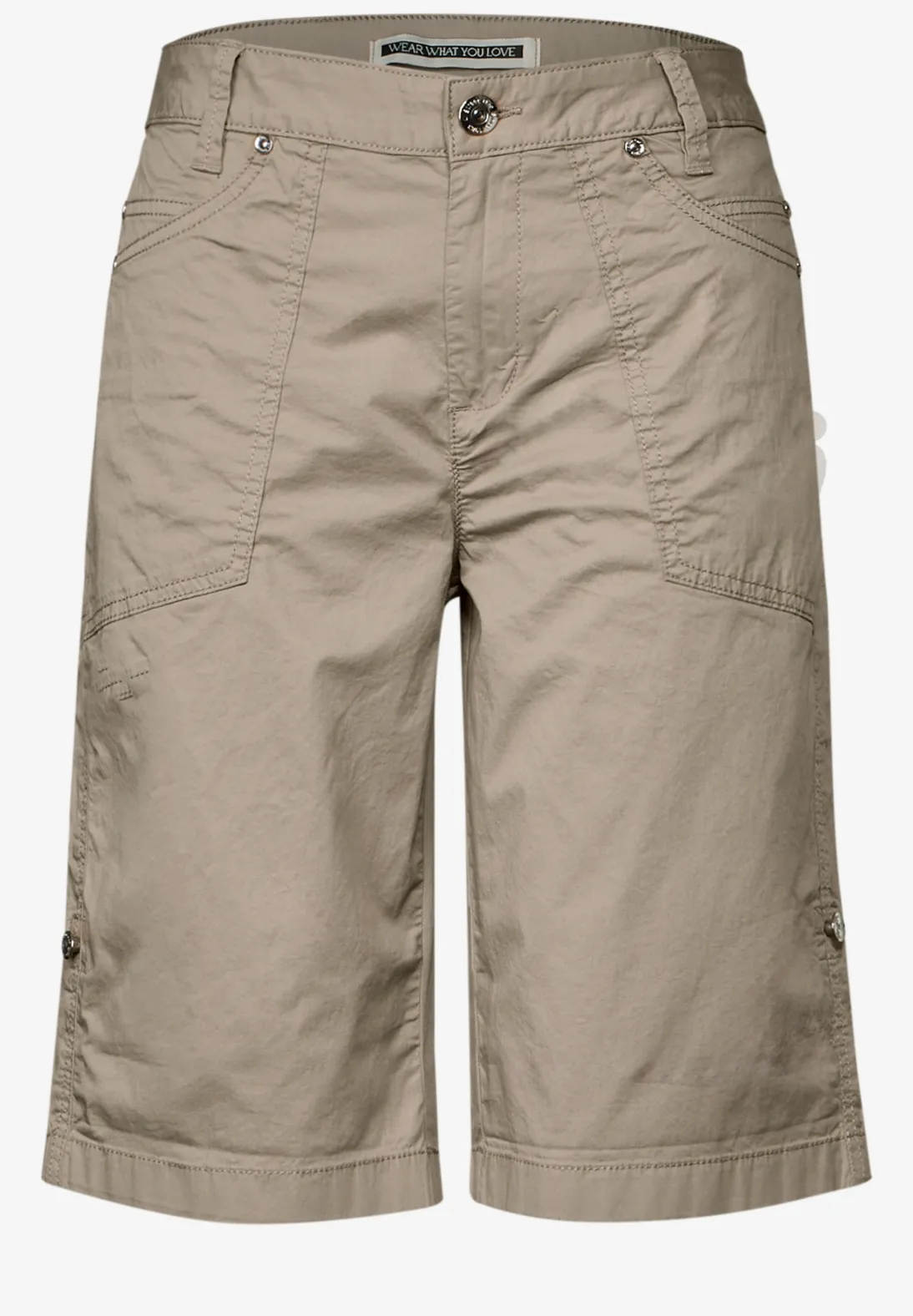 Street One Bermuda met Omslag Yulius - Buff Grey