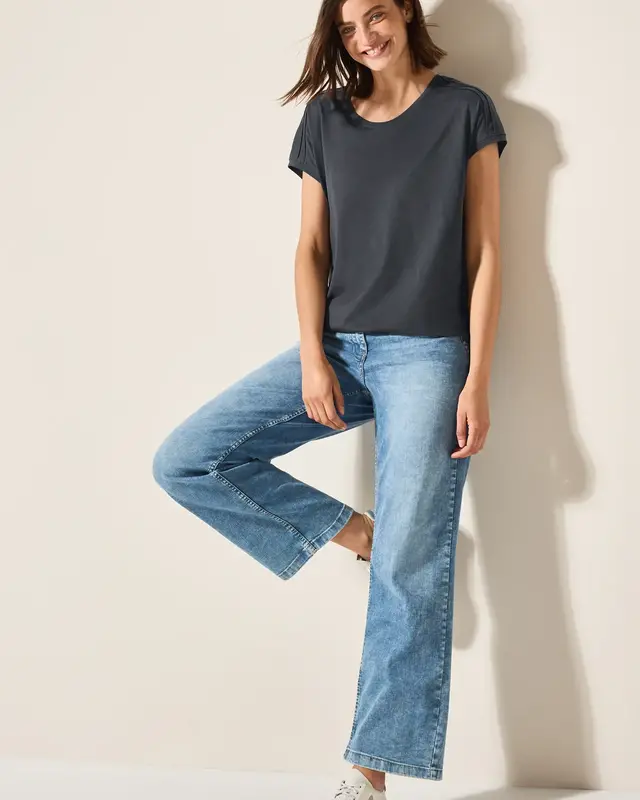 Cecil Basic Shirt - Volcanic Grey