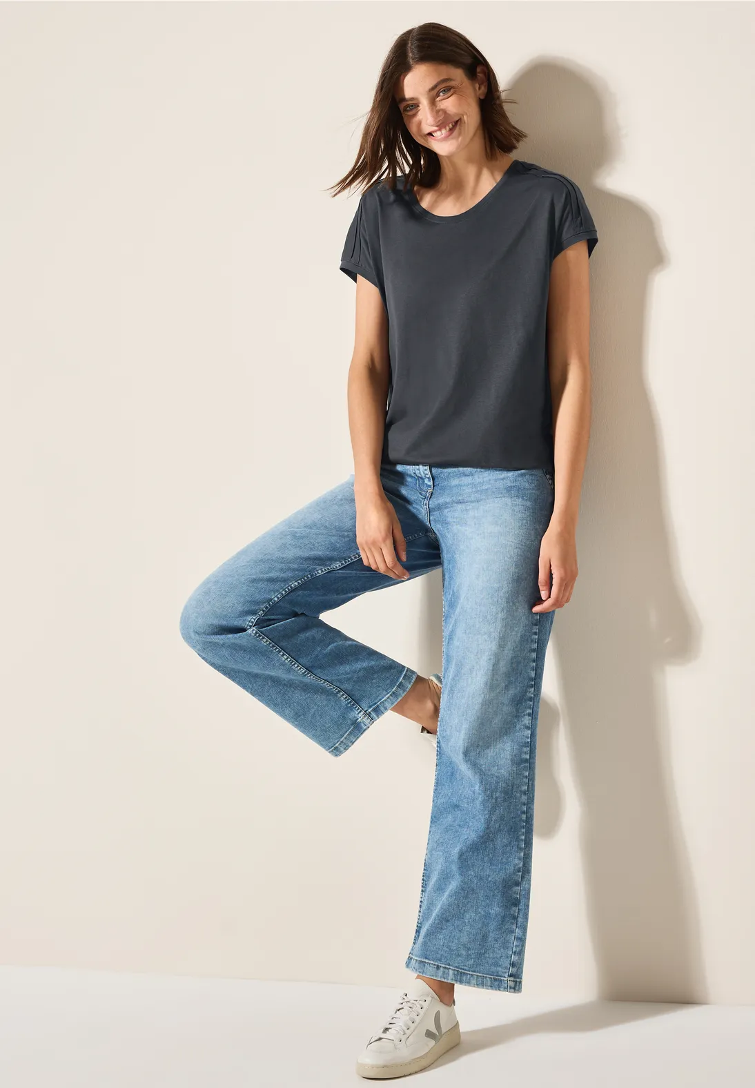 Cecil Basic Shirt - Volcanic Grey