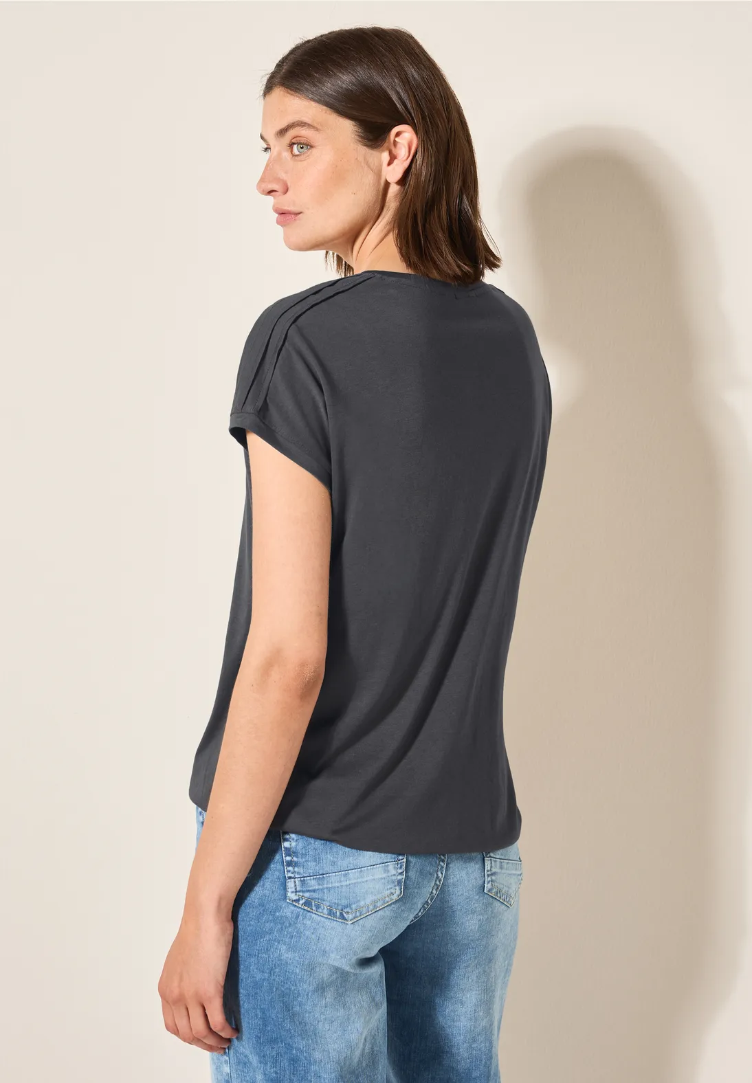 Cecil Basic Shirt - Volcanic Grey