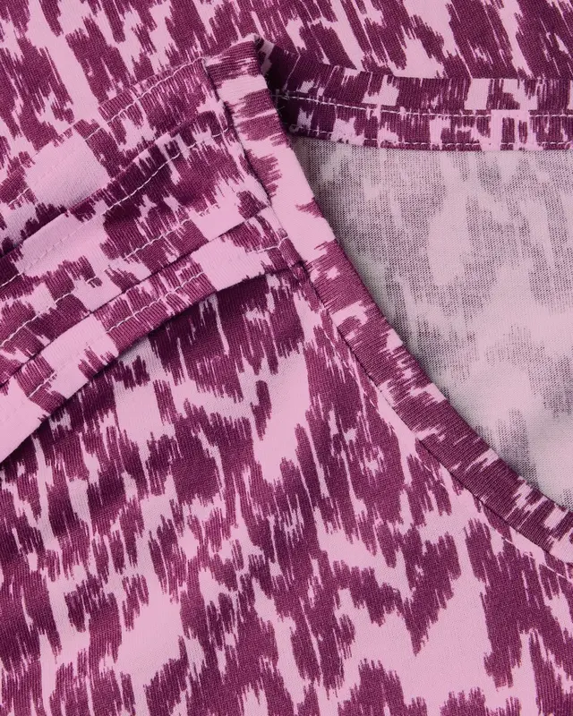 Cecil Minimal Print Shirt - Cherry Blossom Pink