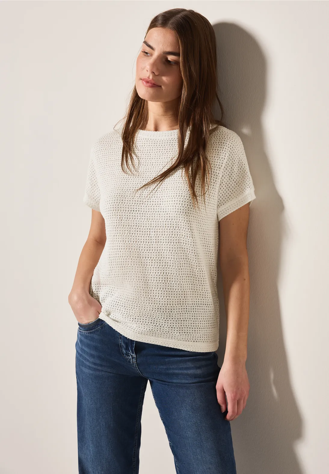 Cecil Structure Shirt - Vanilla White