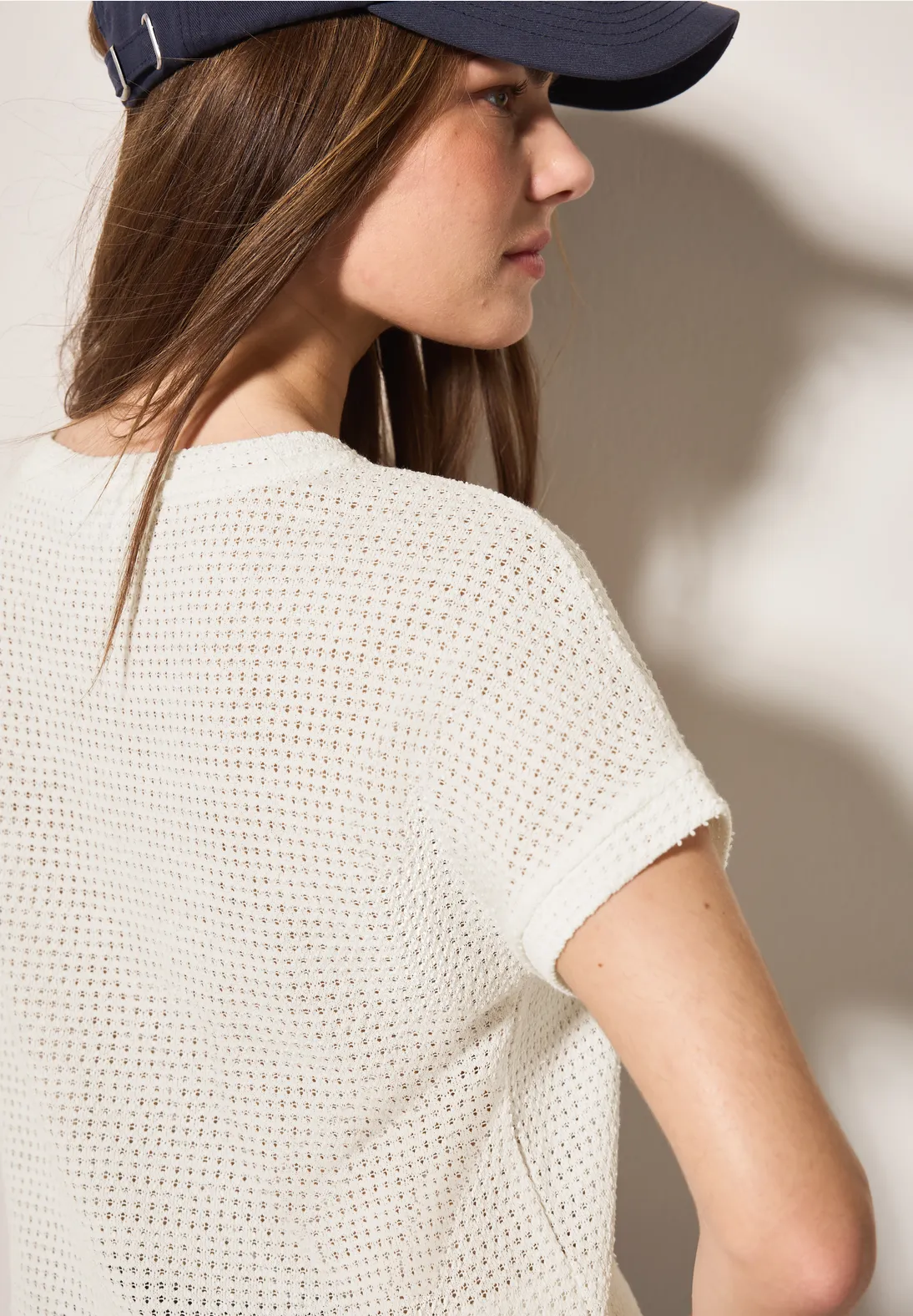 Cecil Structure Shirt - Vanilla White