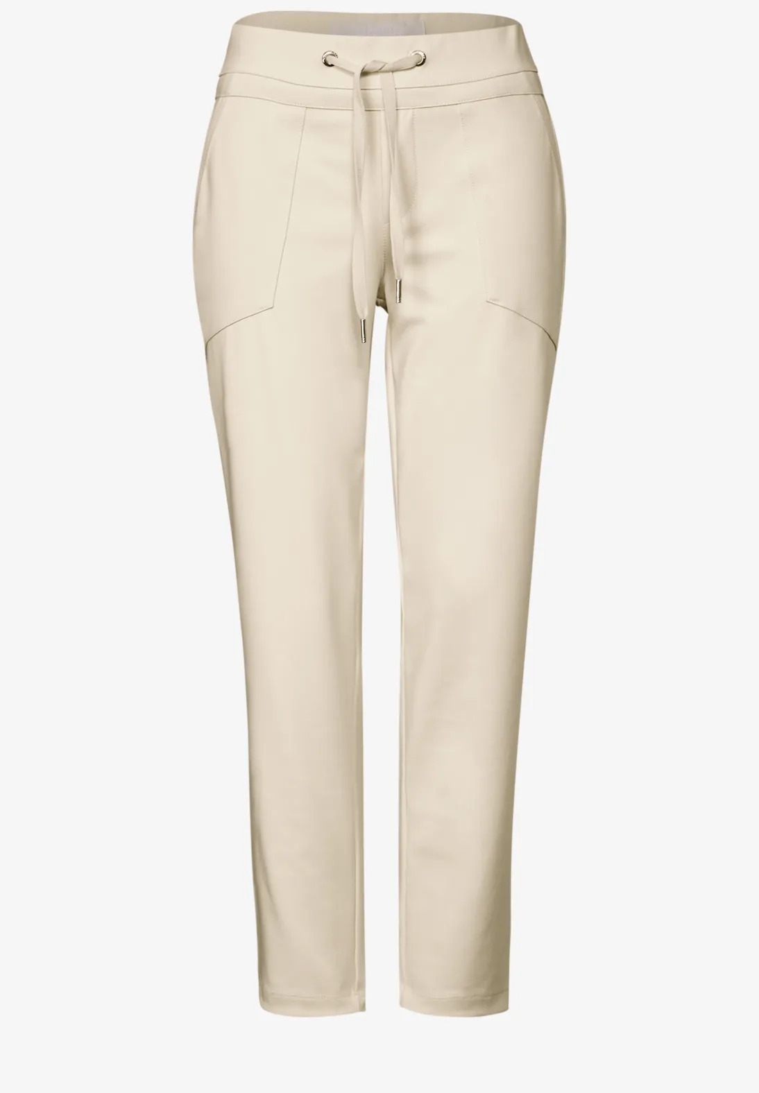 Street One Loose Fit Travel Broek Bonny - Moonstone Sand