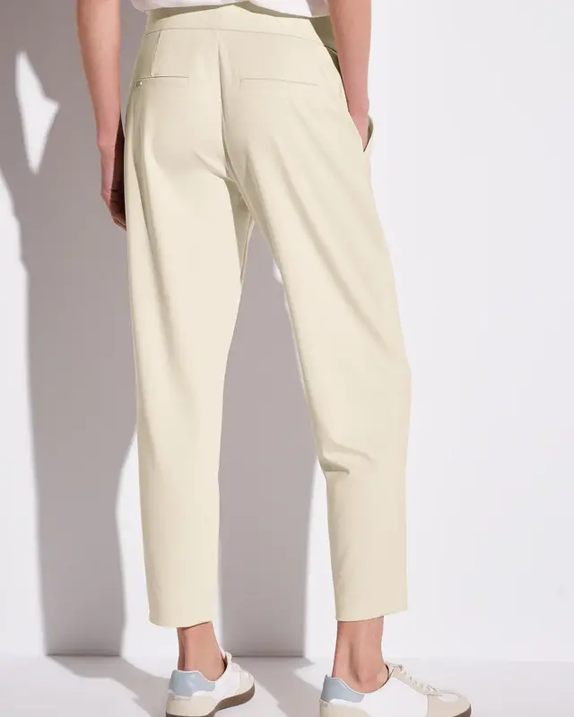 Street One Loose Fit Travel Broek Bonny - Moonstone Sand