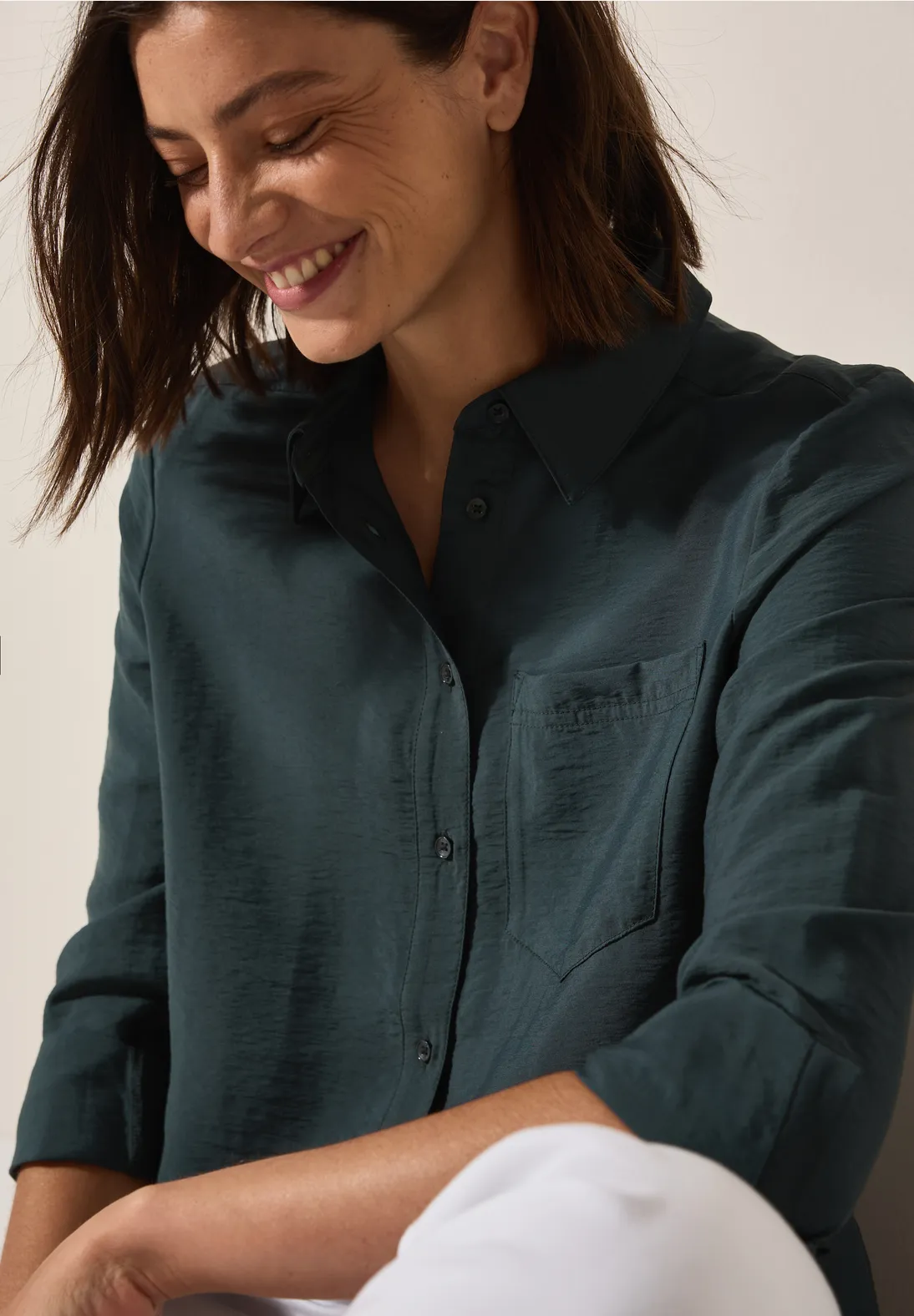 Cecil Hemdbluse - Slate Khaki