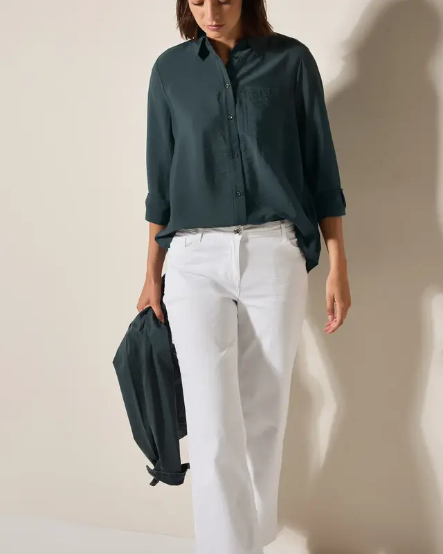 Cecil Overhemdblouse - Slate Khaki