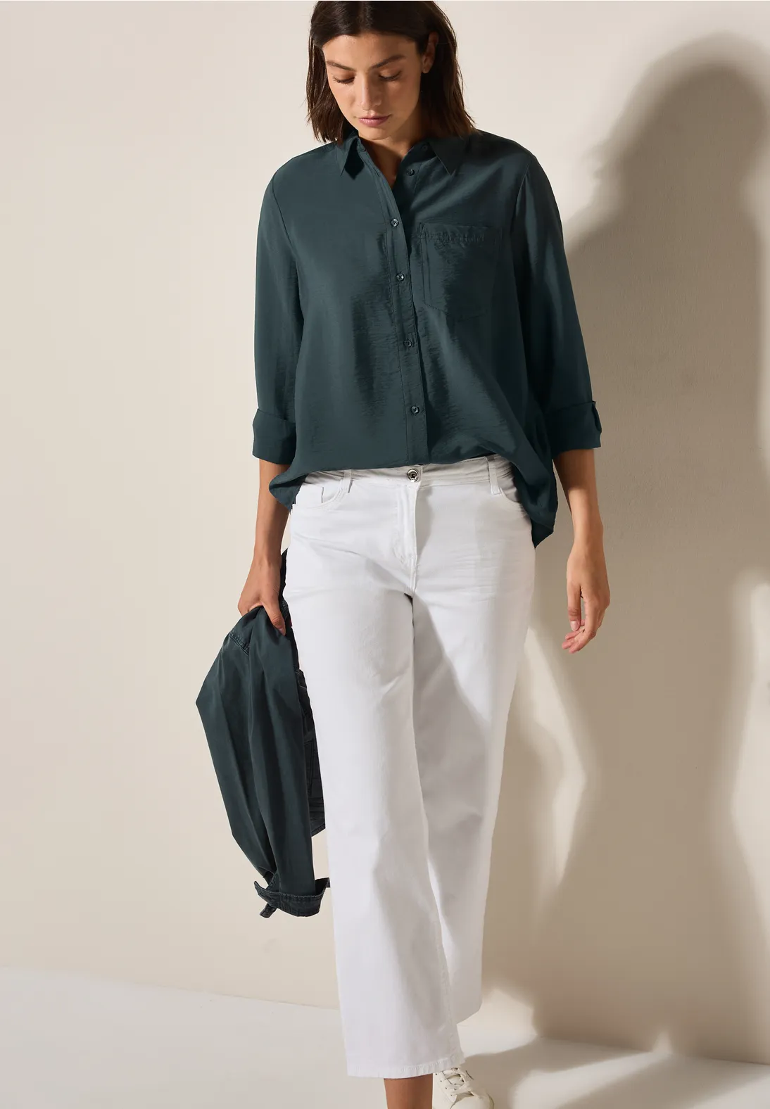 Cecil Hemdbluse - Slate Khaki