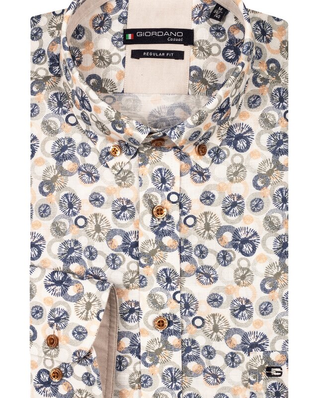 Giordano Korte Mouw Overhemd - Apple Green