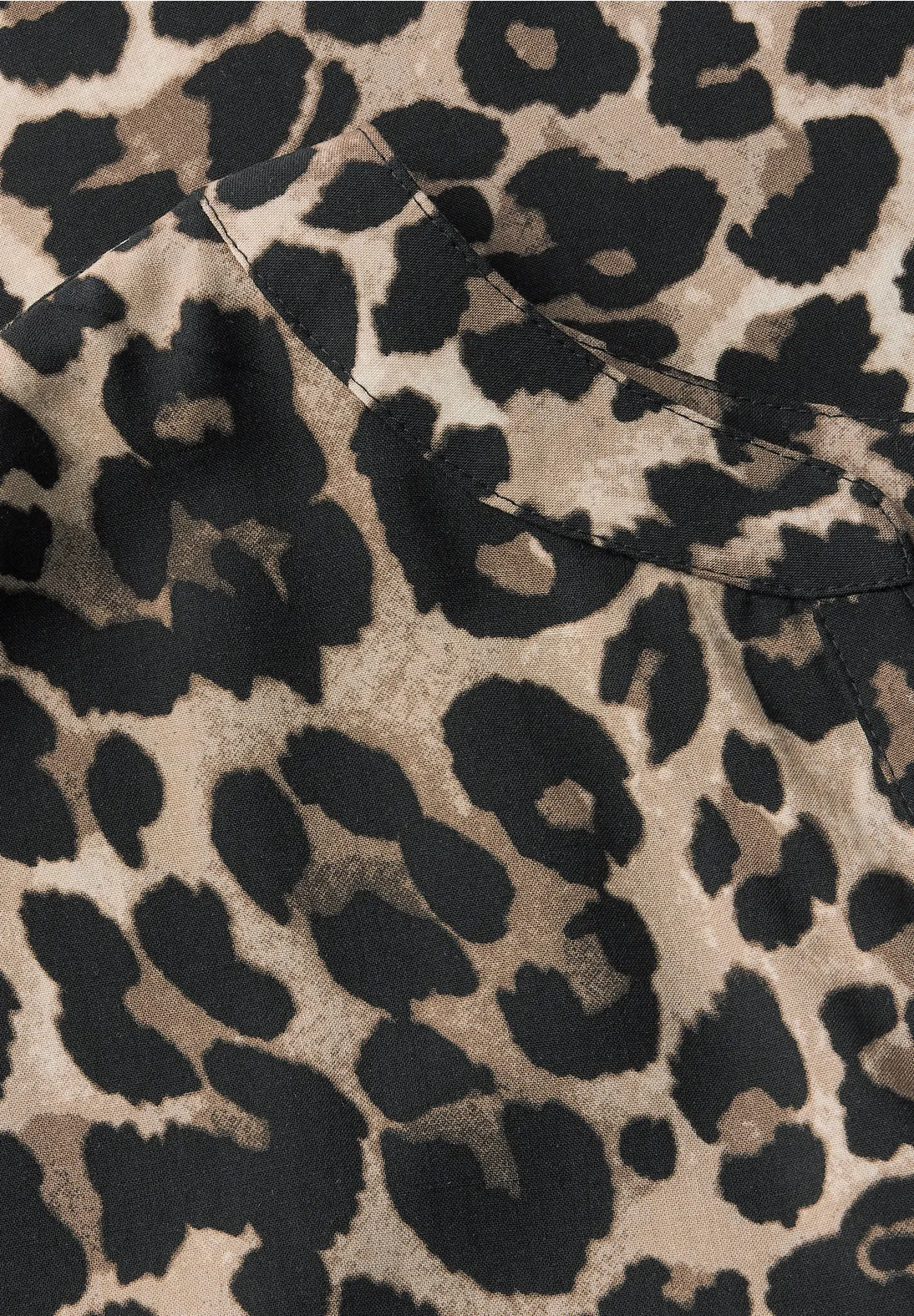 Street One Blusenshirt mit Leo-Muster - Black