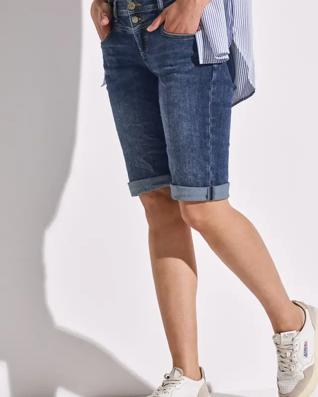 Street One Denim Bermuda Jane - Medium Blue Random