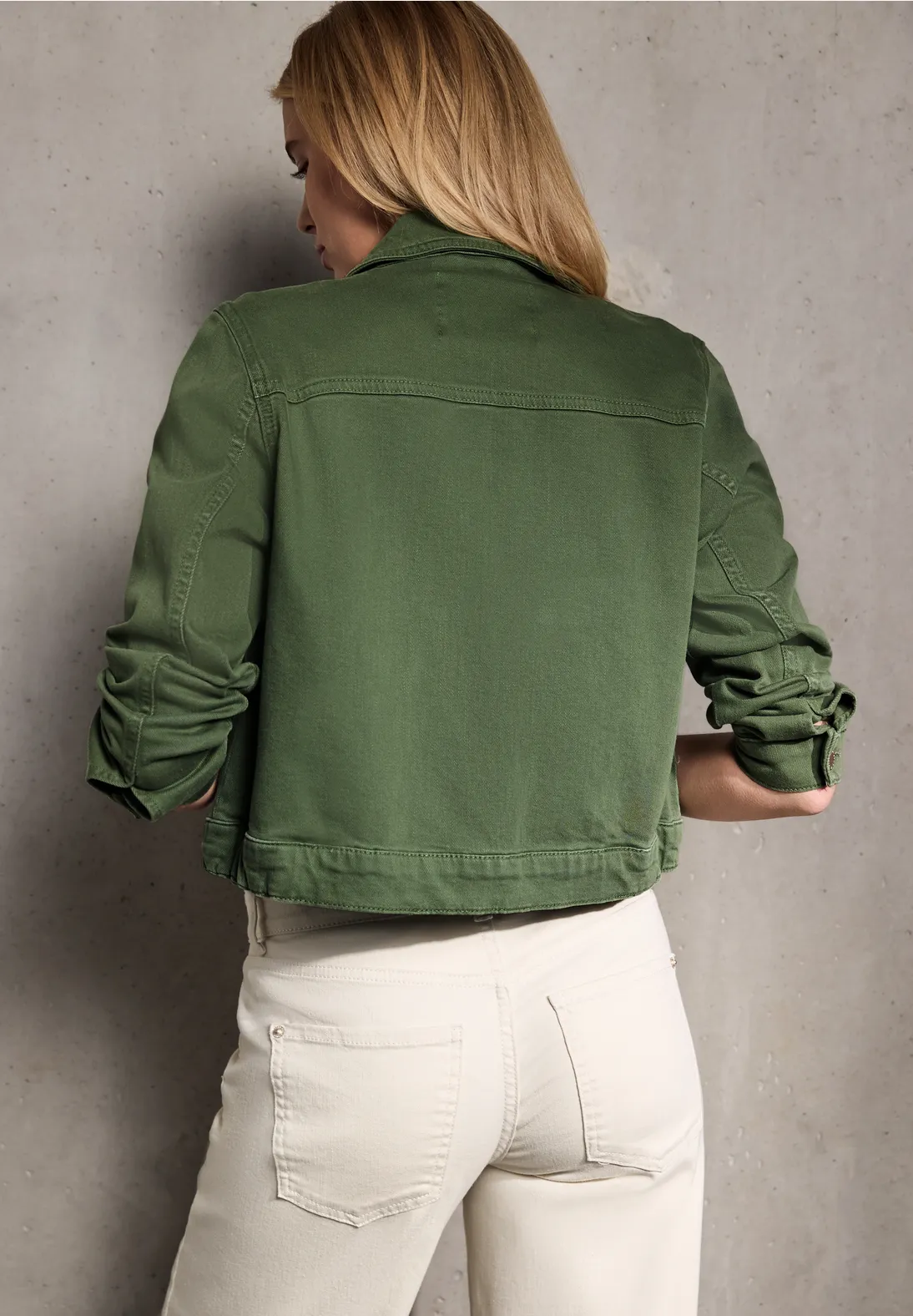 Denim Jacket Rote Jeansjacke Damen Street One Denim Jacket