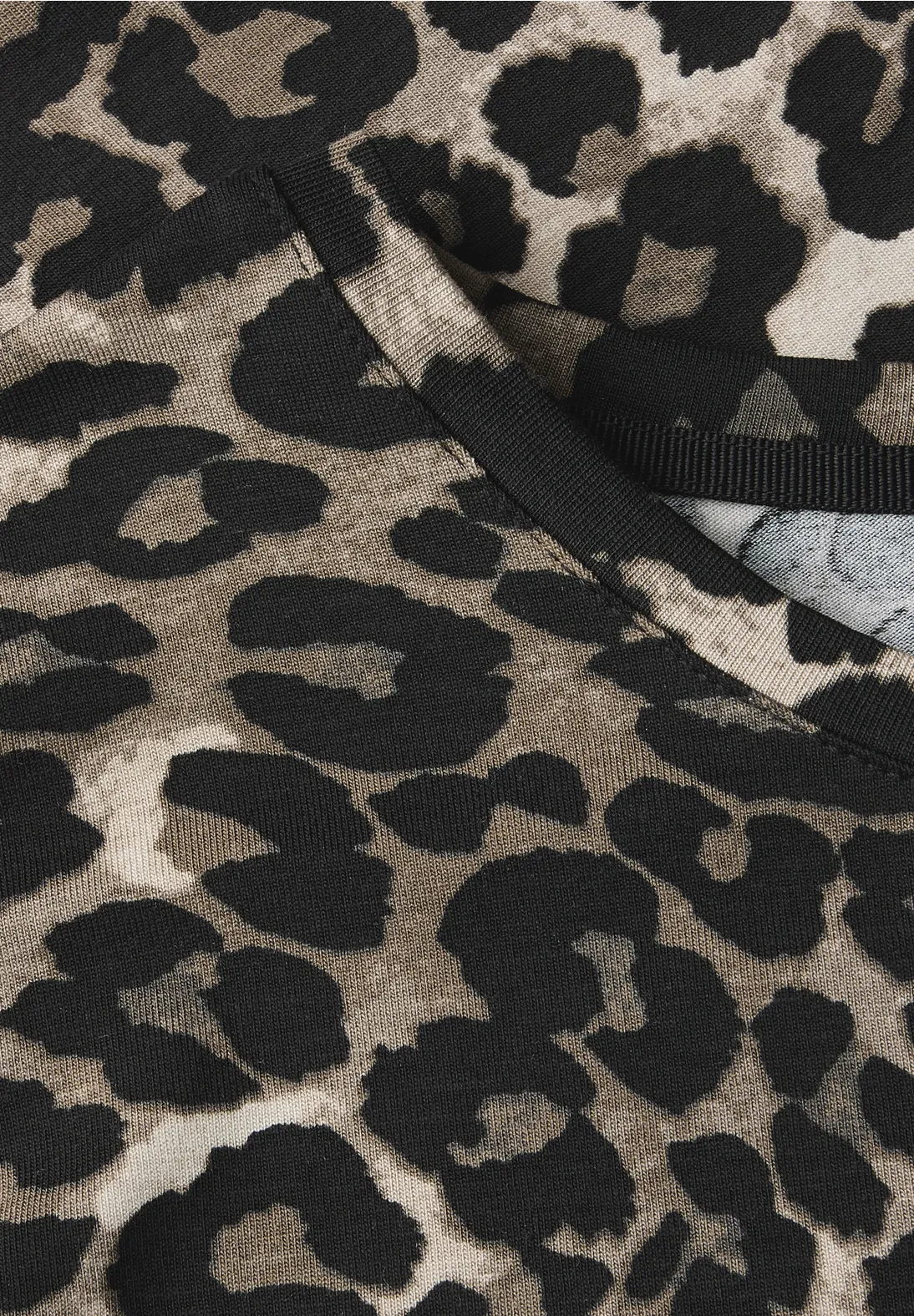 Street One Shirt mit Leo-Muster Crista - Black