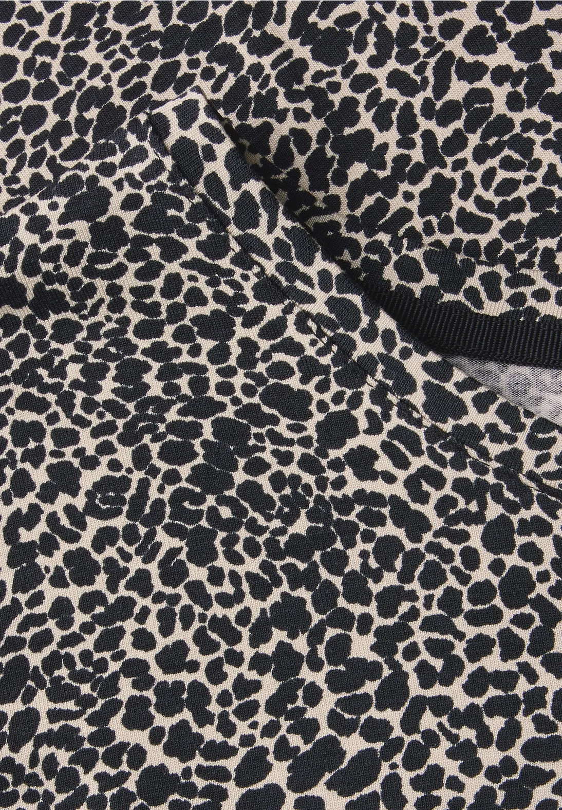 Street One Shirt mit Leo-Muster Crista - Cotton Cream