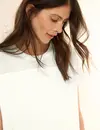 Cecil Shirt mit Meshdetail - Vanilla White