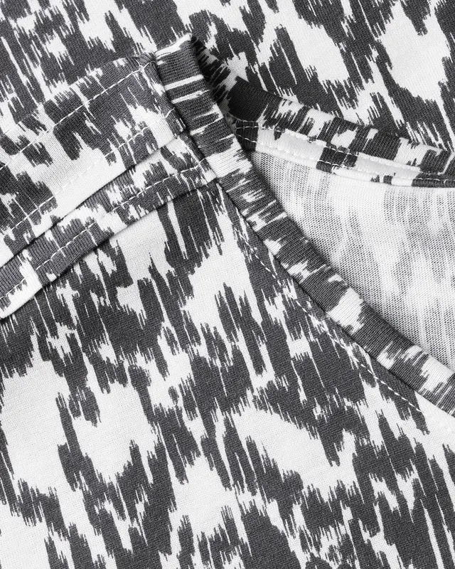 Cecil Minimal Print Shirt - Vanilla White