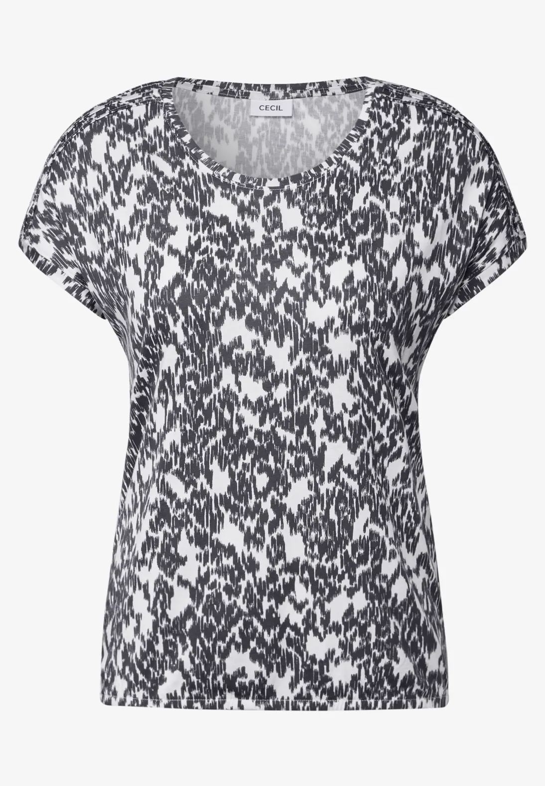 Cecil Shirt mit Minimal Print - Vanilla White