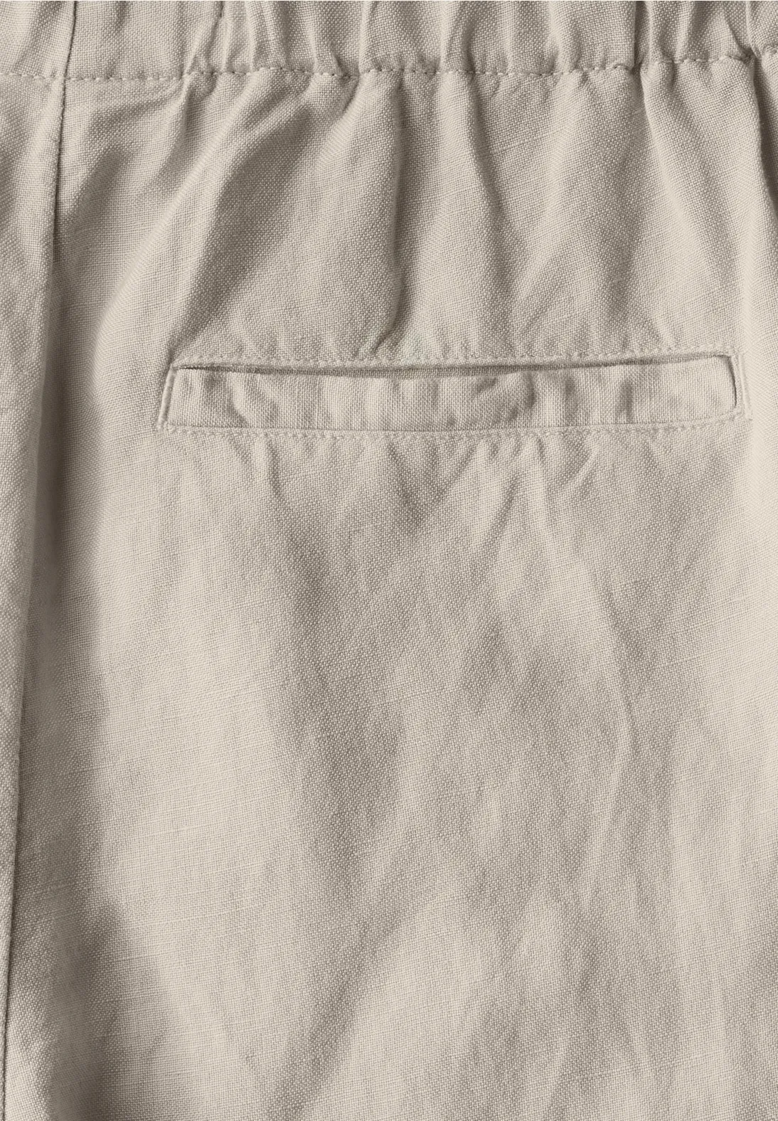 Cecil Wide Leg Linnenmix Broek - Pumic Beige