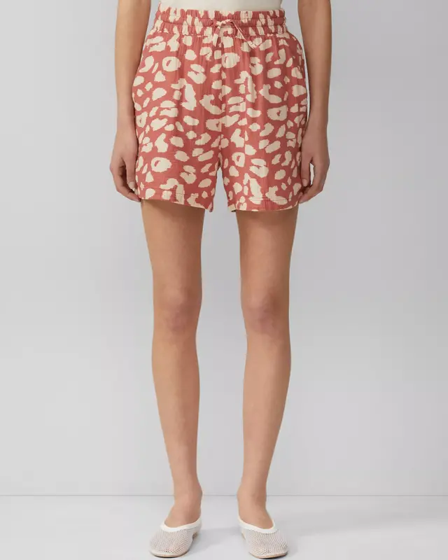 QS by S. Oliver Muslin Short - Papaya