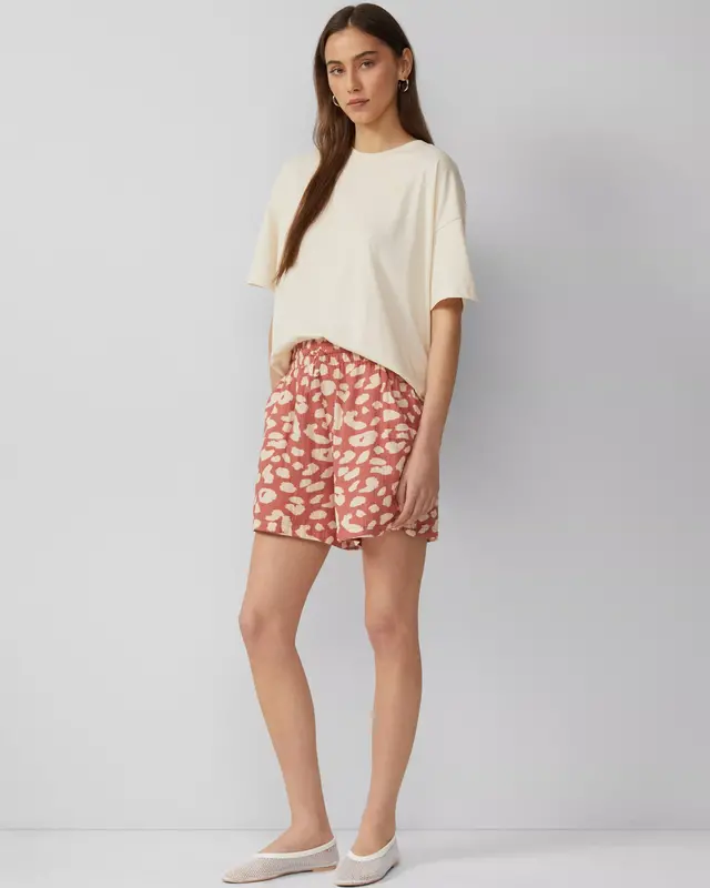 QS by S. Oliver Muslin Short - Papaya