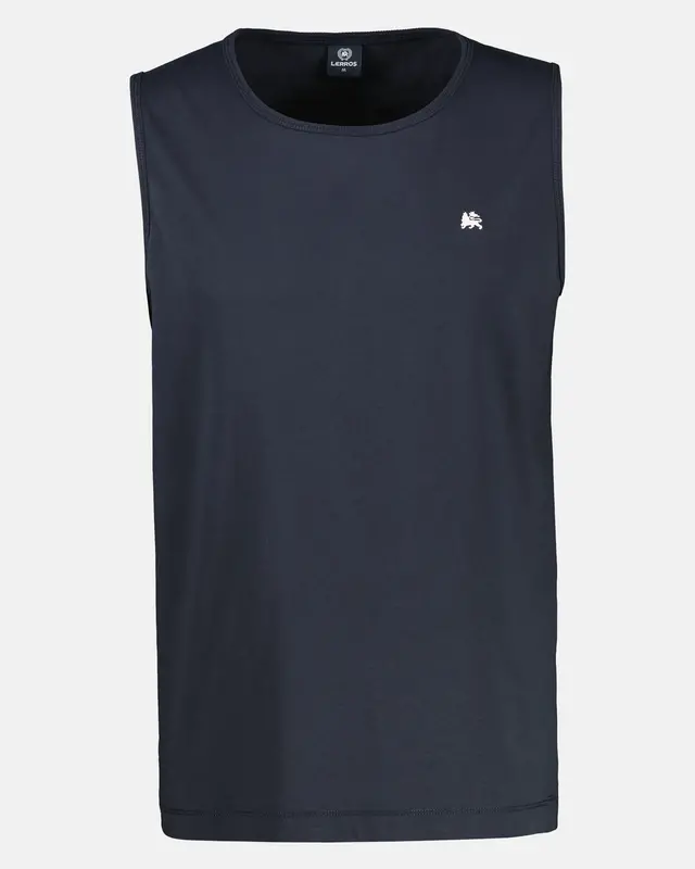 Lerros Effen Gekleurde Tanktop - Classic Navy