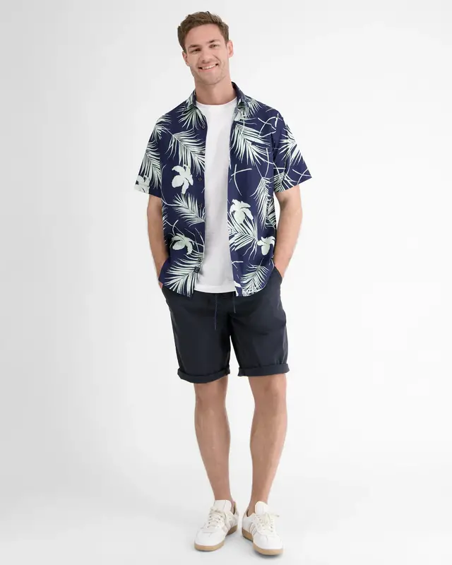 Lerros Bermuda van Ultralichte Kwaliteit - Blue Night