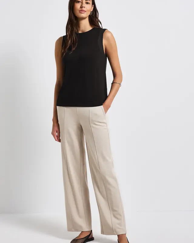 Street One Top met Chiffondetails - Black