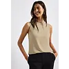 Top met Chiffondetails - Coastal Beige