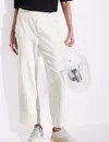 Street One Straight Leg Twill Pants - Off White