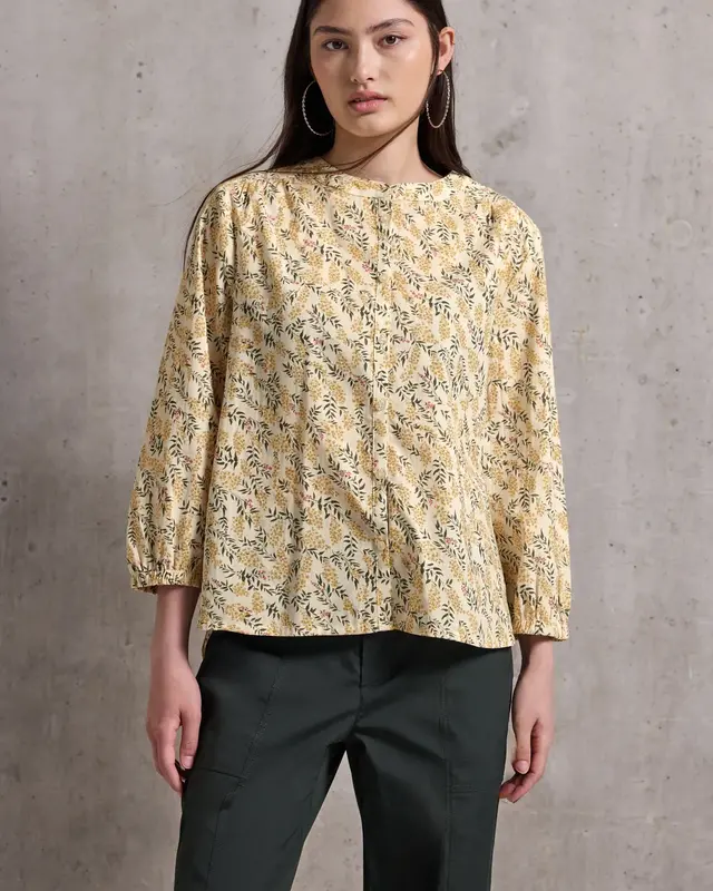 Street One Studio Gedessineerde Blouse - Blend Yellow