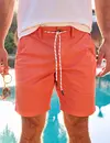 Lerros Lichtgewicht Twill Bermuda - Light Orange