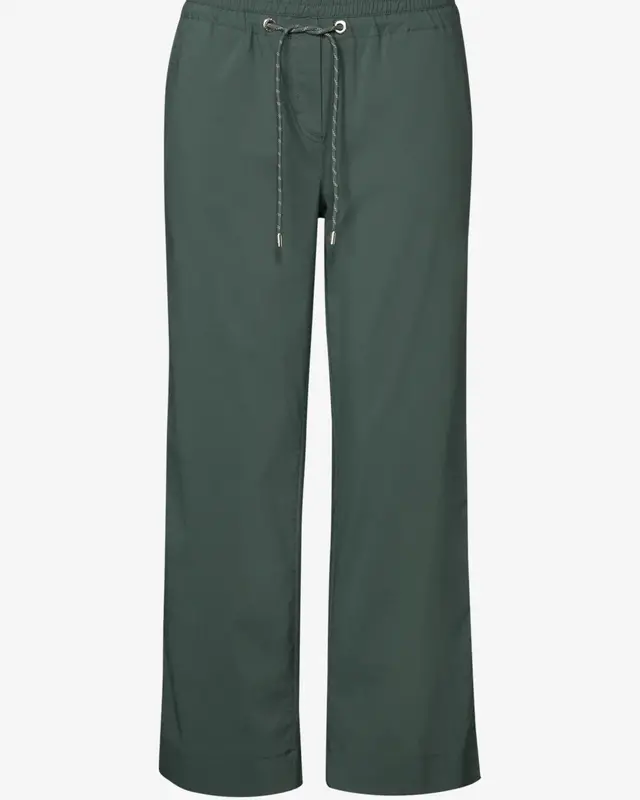 Cecil Wide Leg Pants Neele - Dark Balmy Khaki