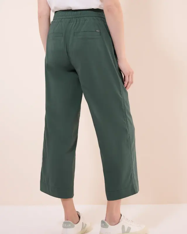 Cecil Wide Leg Pants Neele - Dark Balmy Khaki