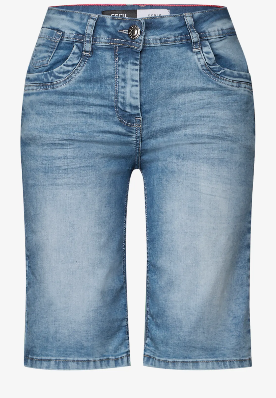 Cecil Denim Short Scarlett - Authentic Used Wash