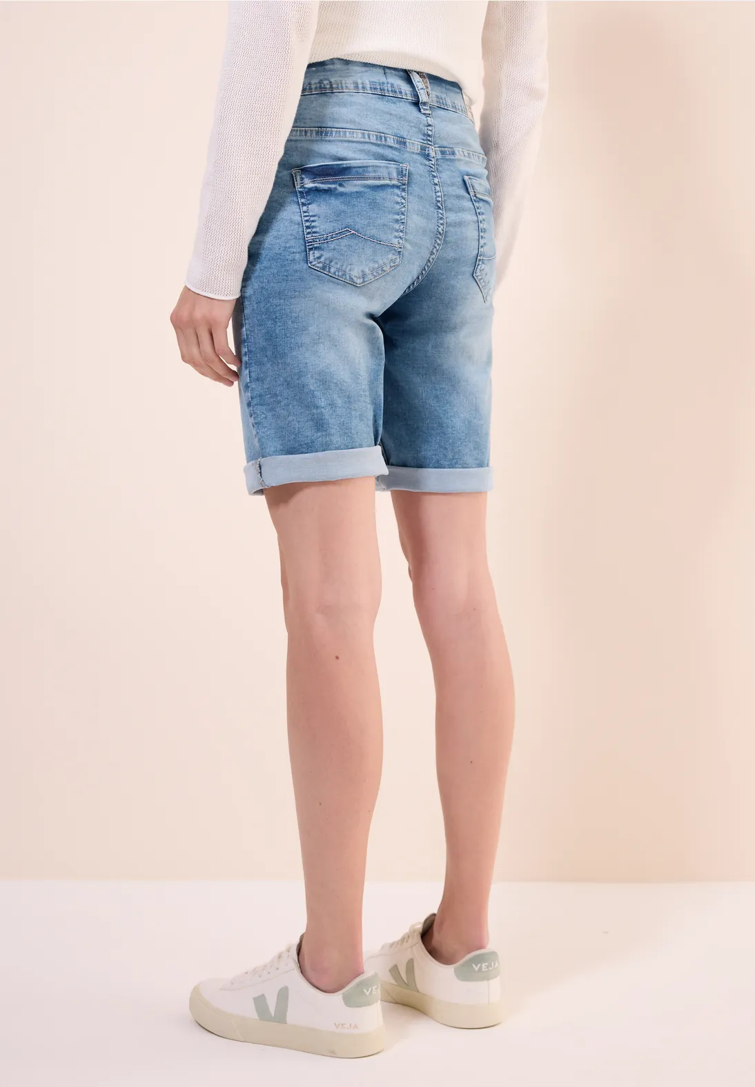 Cecil Denim Short Scarlett - Authentic Used Wash