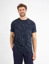 Lerros Print T-Shirt - Classic Navy