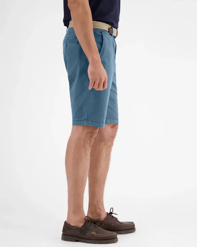 Lerros Chino Bermuda mit Gürtel - Crispy Blue