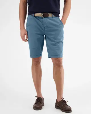Lerros Bermuda with Belt - Crispy Blue