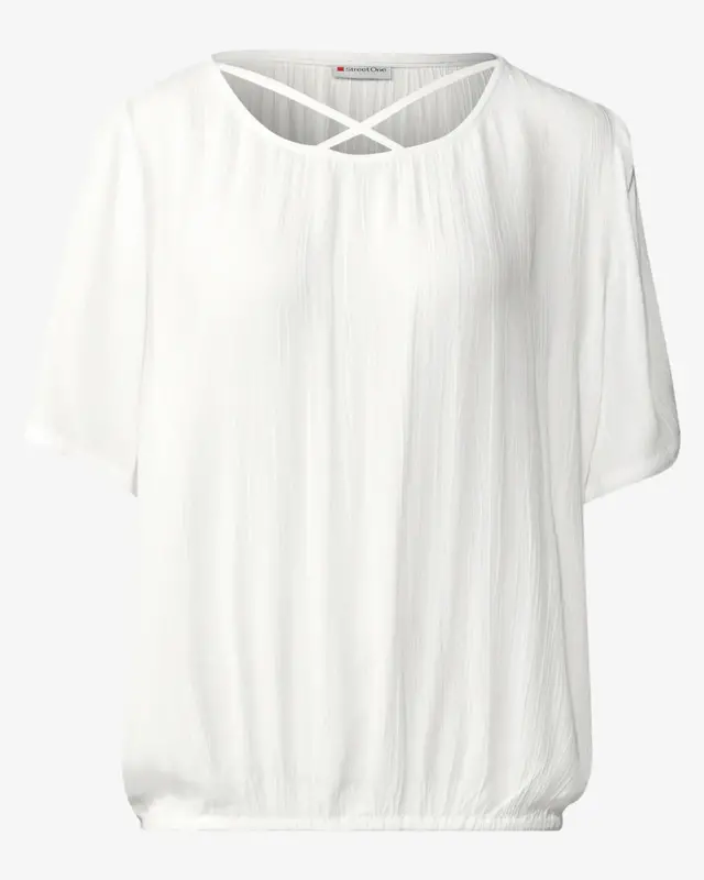 Street One Blouseshirt met Lintdetail - Off White
