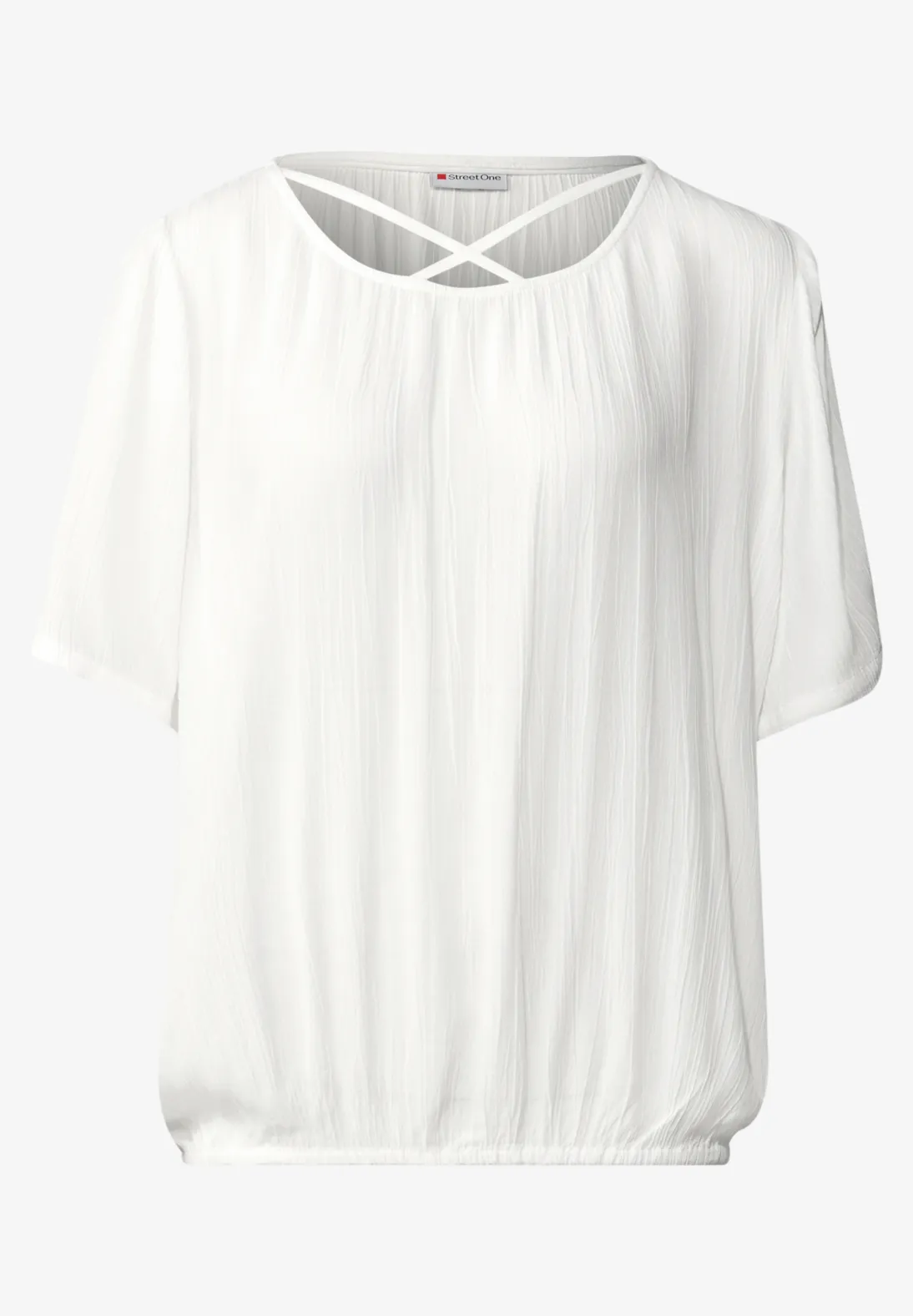 Street One Blouseshirt met Lintdetail - Off White