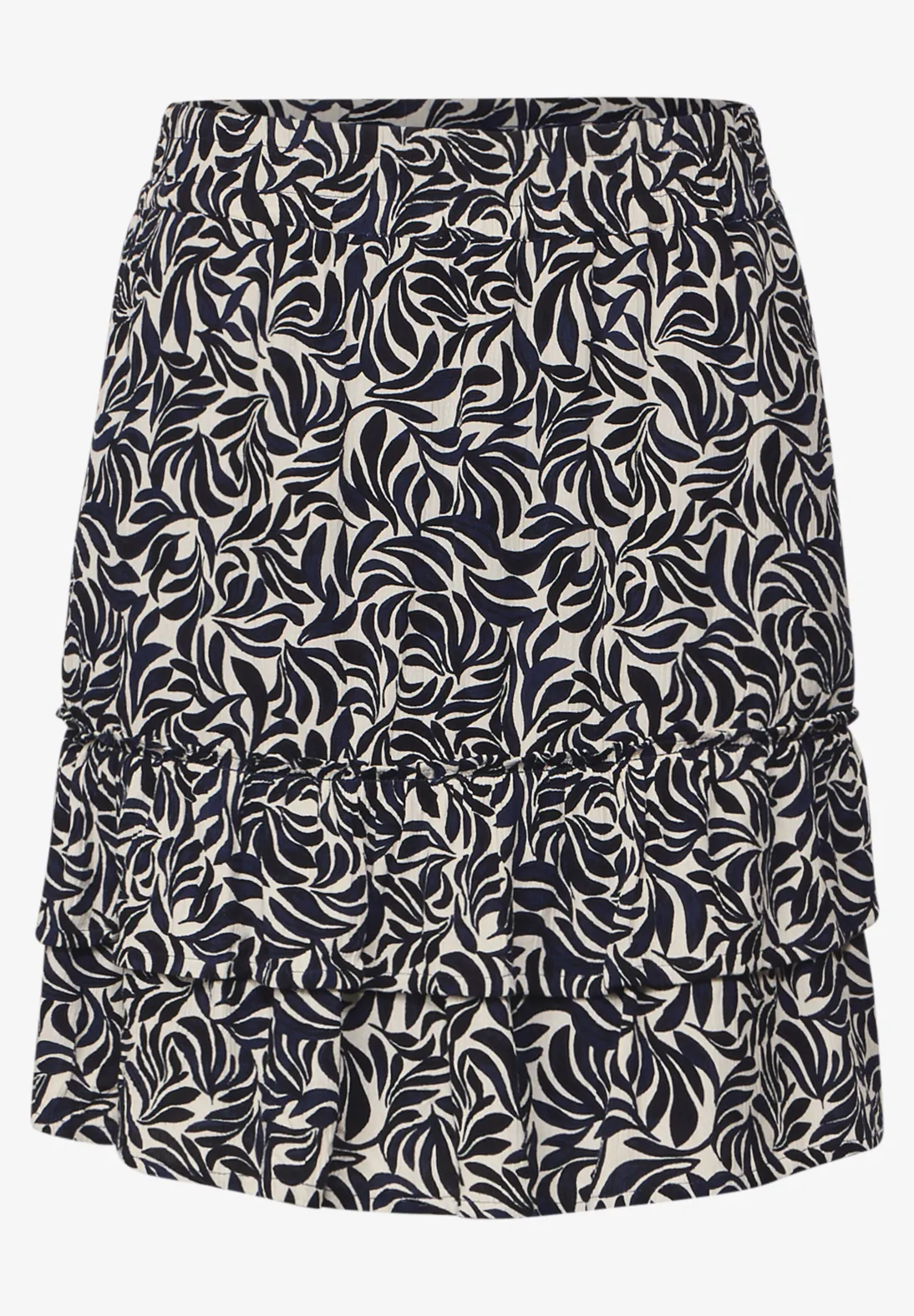 Street One Studio Gemusterter Paperbag Rock - Light Sunstone Beige