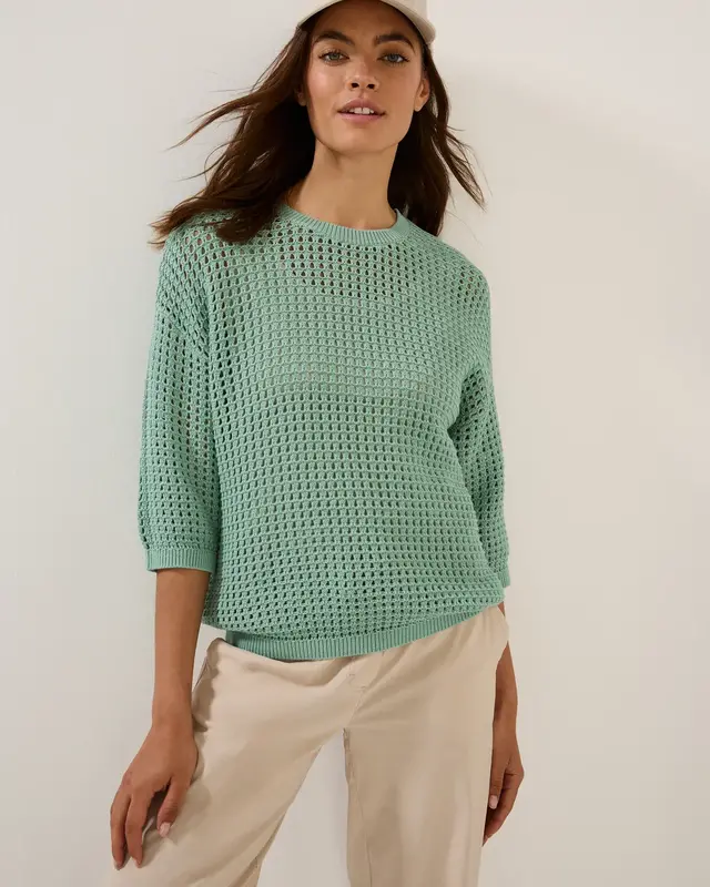 Cecil Jumper - Matcha Green